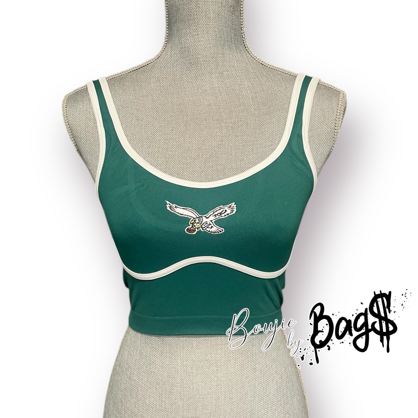 Eagles Super Cropped Line Tank