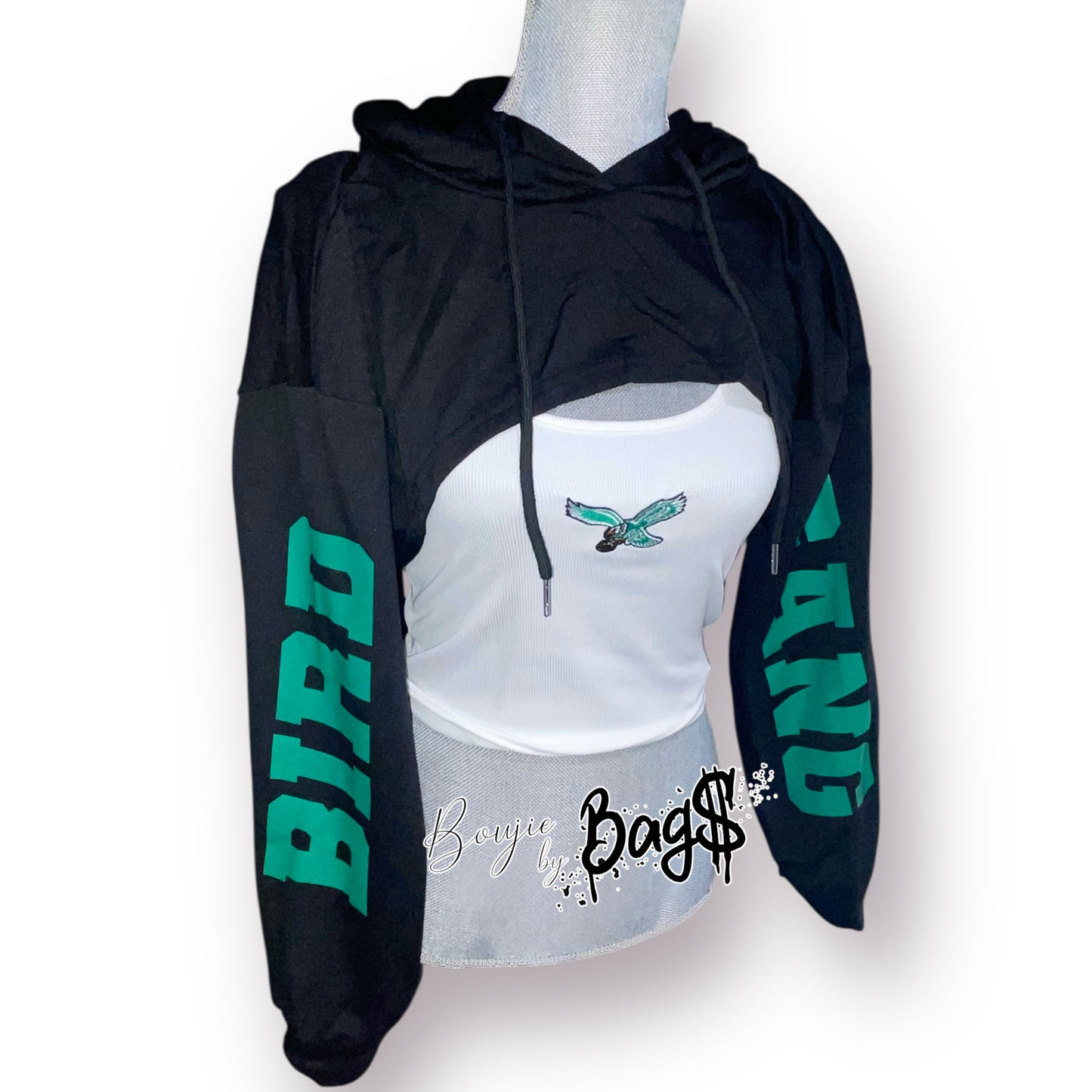 Two Piece Bird Gang Super Crop Set