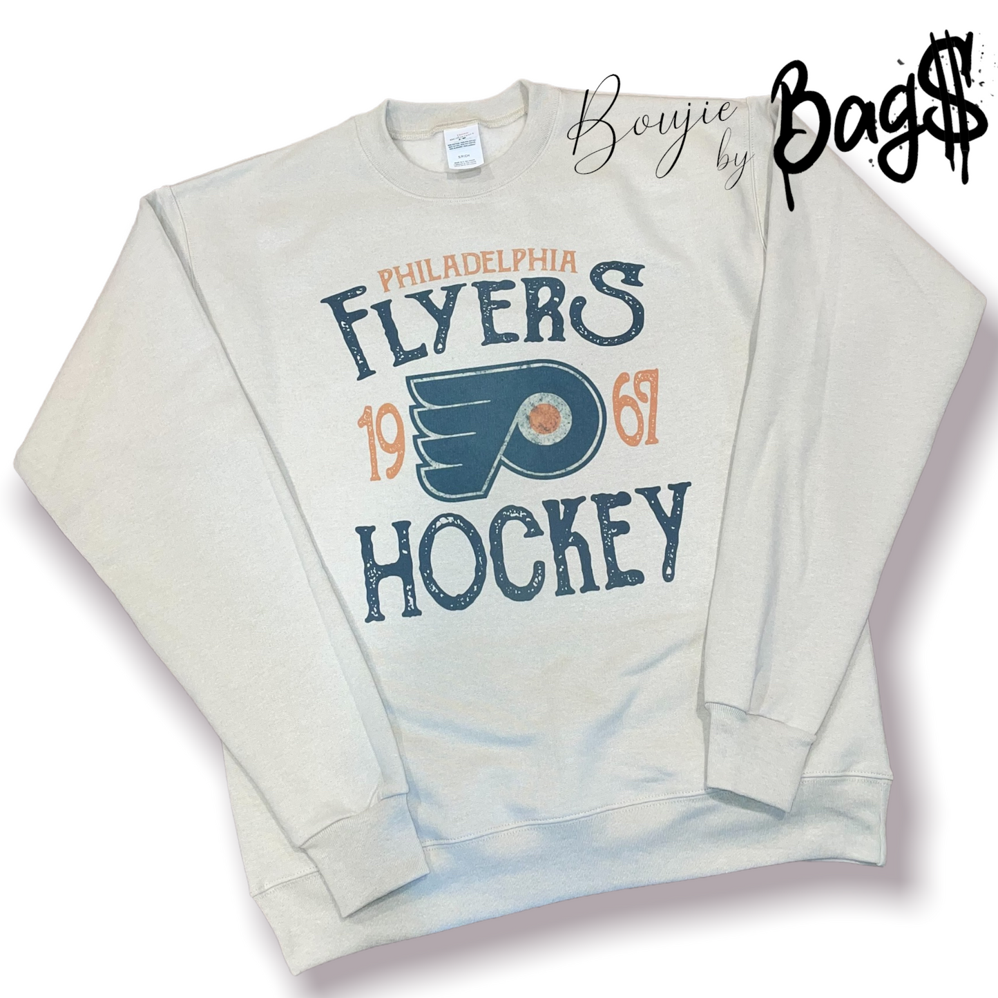 Fly Guys Distressed Crewneck