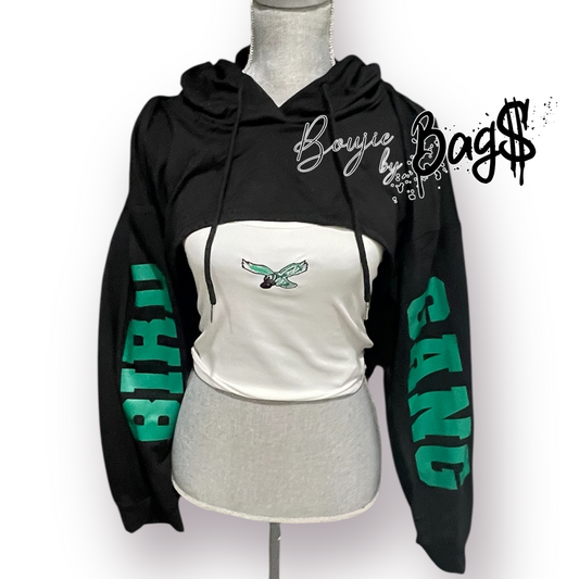 Two Piece Bird Gang Super Crop Set