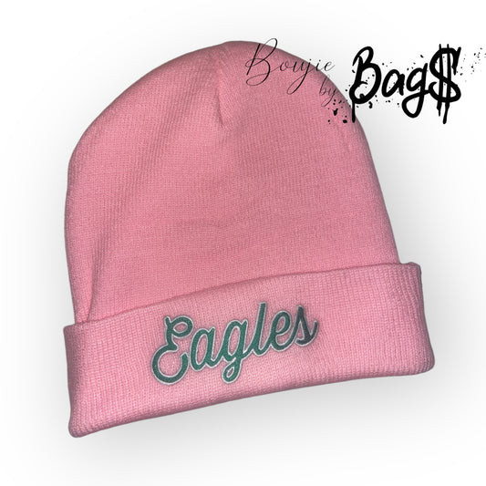 Eagles Beanie Pink